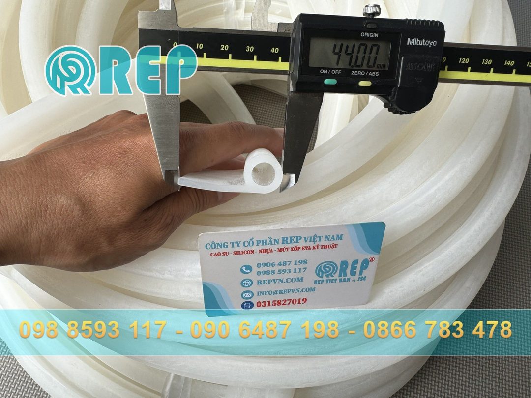 Chi tiết gioăng silicon chữ p
