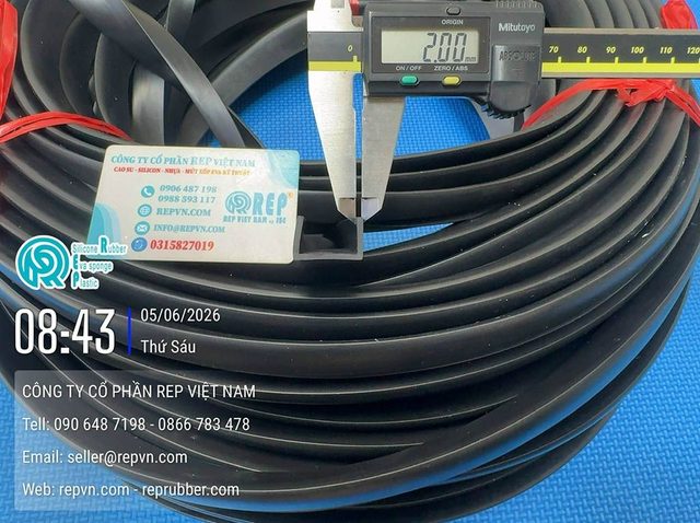Ron cao su EPDM chữ U chịu thời tiết ngoài trời