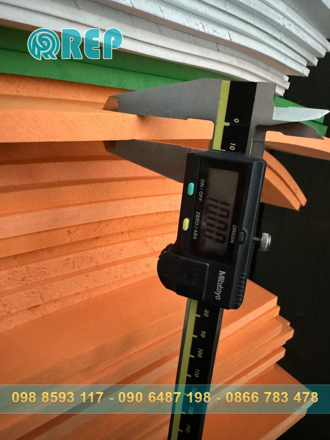 Mút xốp màu cam dày 10mm