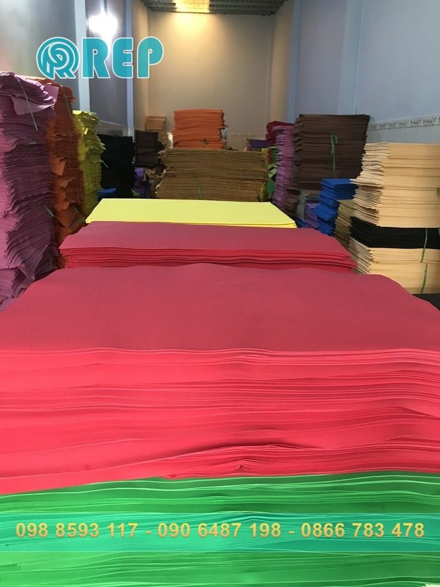 Mút eva màu đỏ
