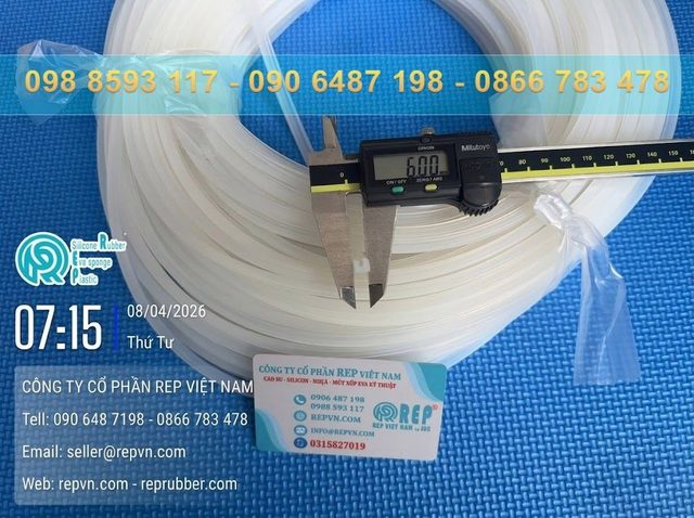 Ron silicon chữ U chịu nhiệt cao cấp giúp bảo vệ cạnh kính và thép hiệu quả