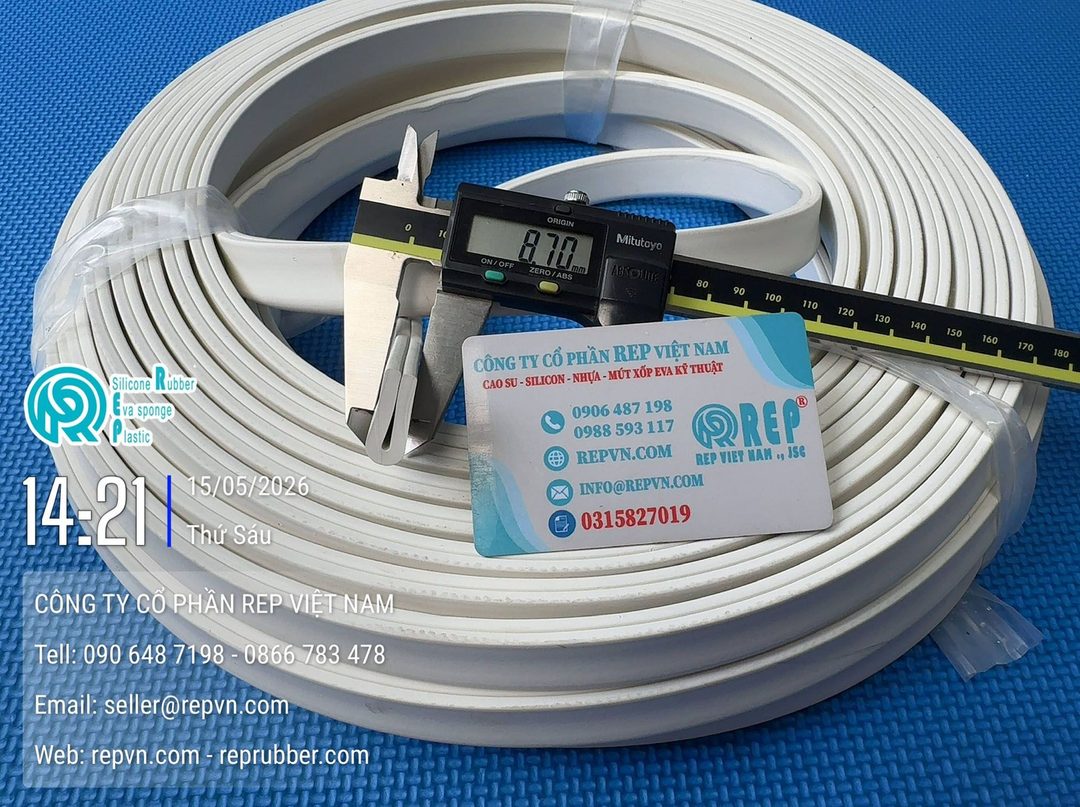 Gioăng chữ U vách kính ngăn phòng: Sử dụng cho các vách kính văn phòng, showroom cần sự sang trọng và yên tĩnh