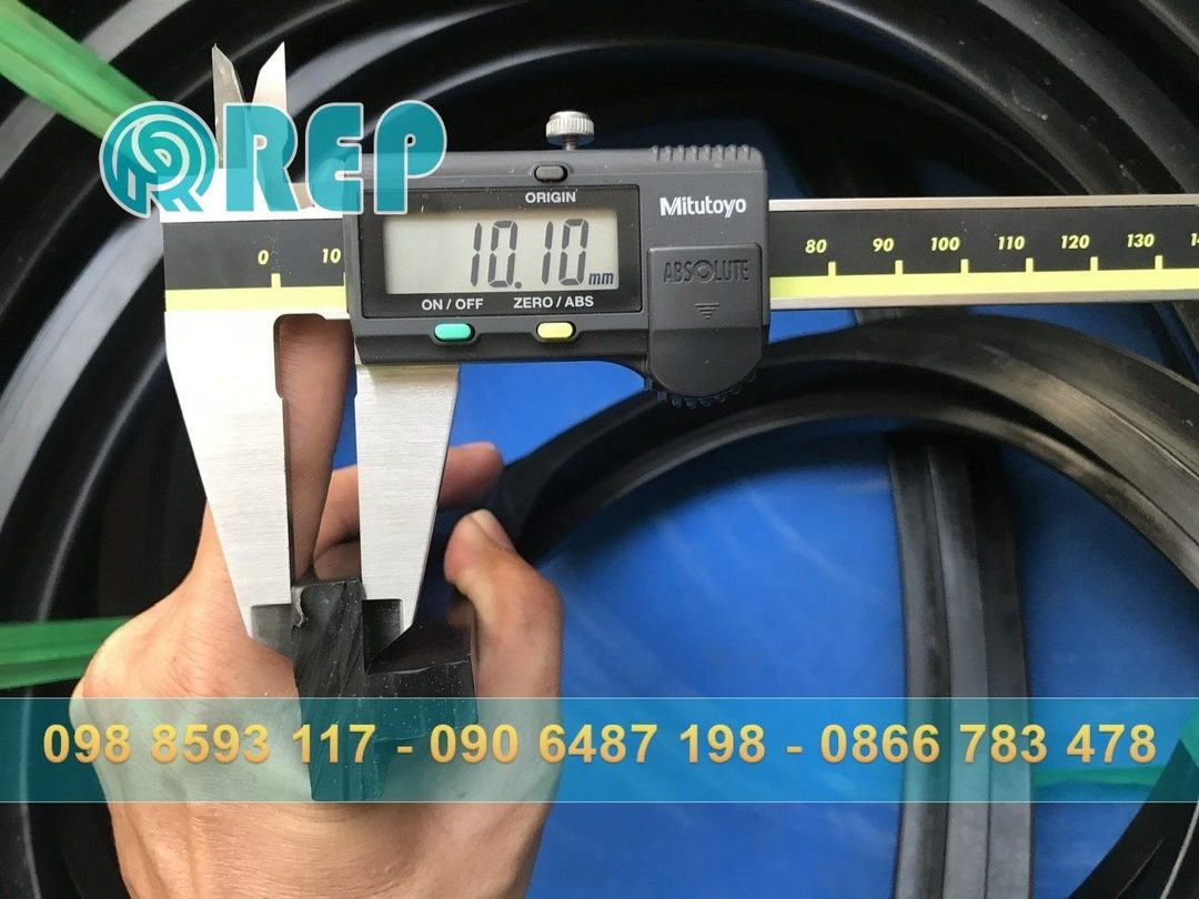 Ron cao su chữ T với độ dày 10mm