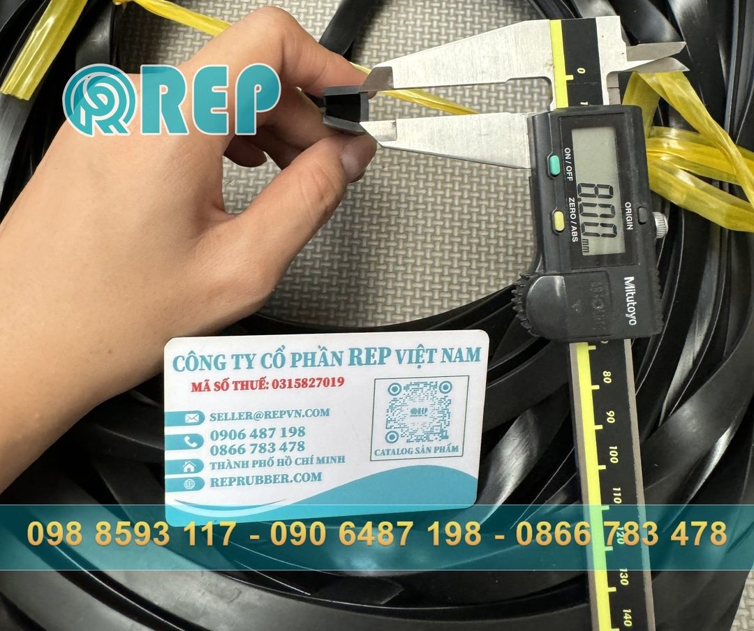 Địa chỉ uy tín cung cấp gioăng cao su chữ U 8mm