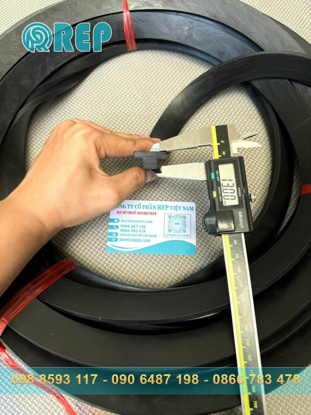 Ron cao su thường chữ T 25x13x5