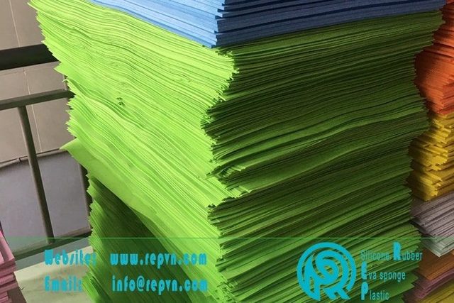 cao su xop mut eva dinh hinh mau xanh trang cam vang repvn