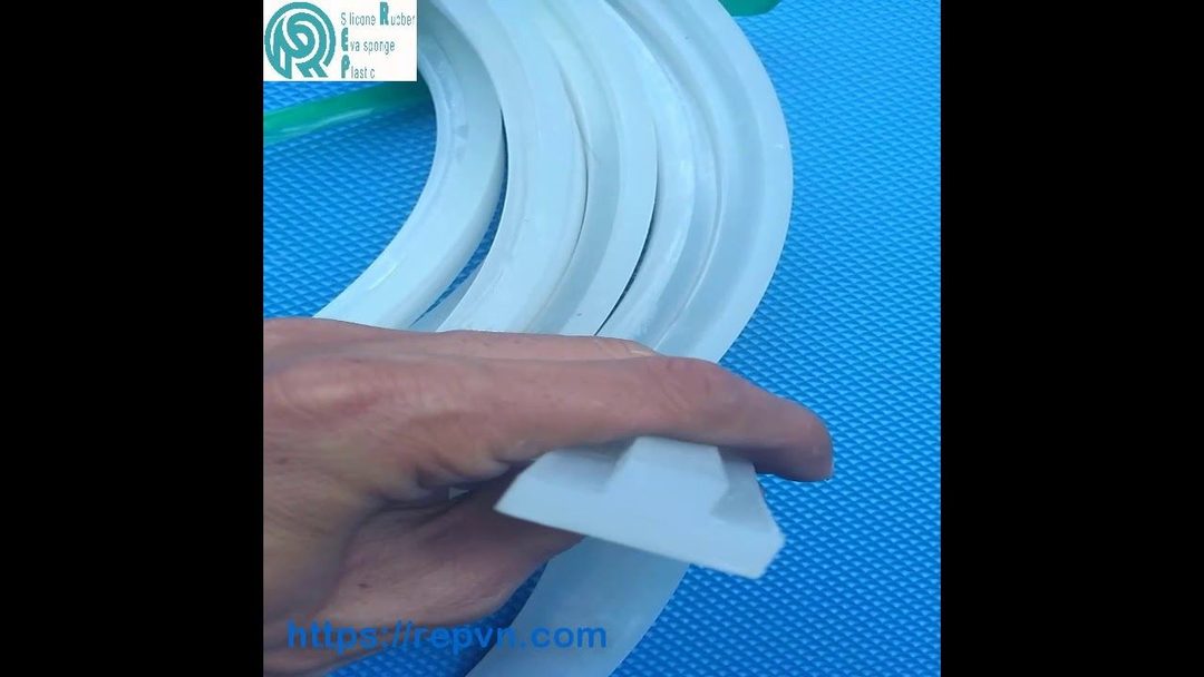 Gioăng cao su trắng trong, silicon chịu nhiệt chữ T