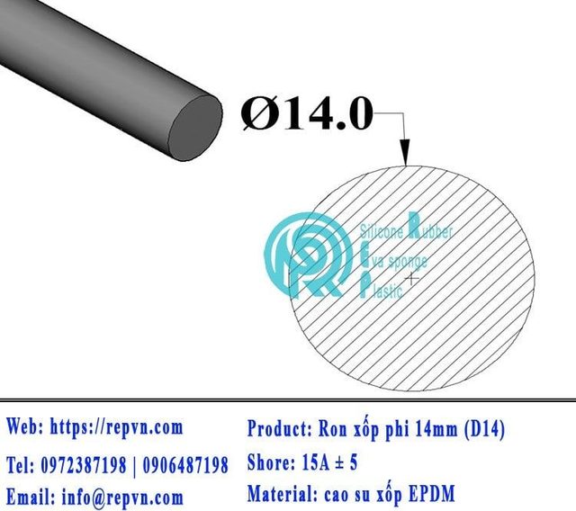 day cao su xop 14 min