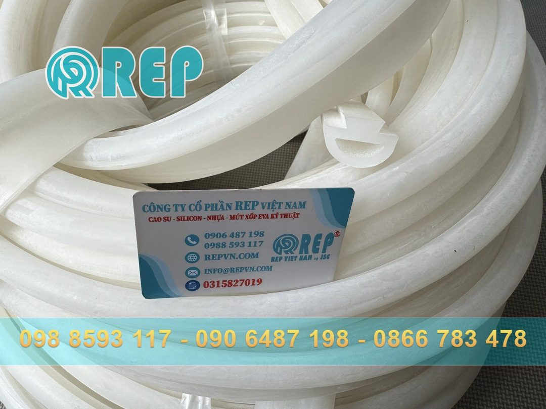 Báo giá các loại gioăng silicon chữ P, T, U, D đã gia công theo yêu cầu, ảnh tổng thể