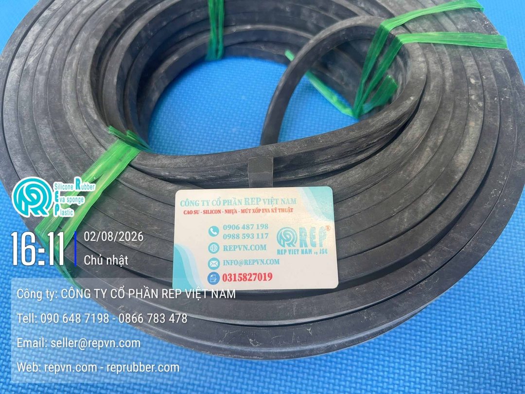 Đệm cao su chữ nhật công nghiệp EPDM, NBR chọn đúng vật liệu