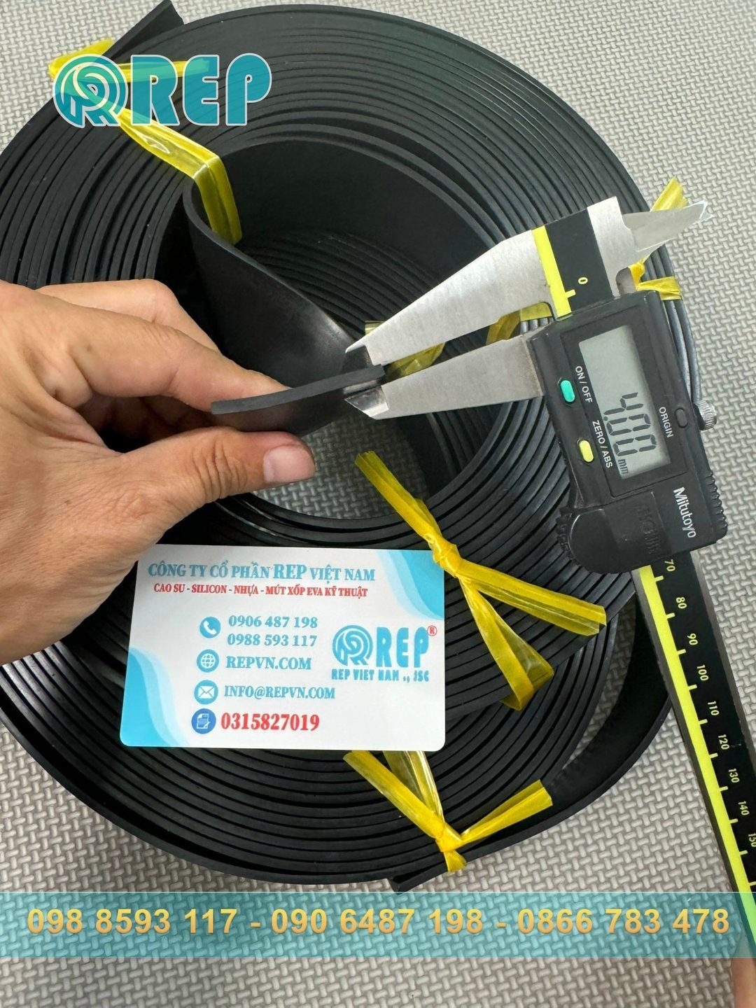 Ron cao su EPDM chữ nhật 4x30