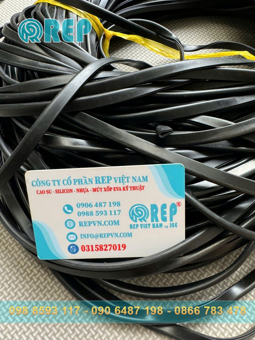 Ron cao su EPDM chữ U 4x7x1