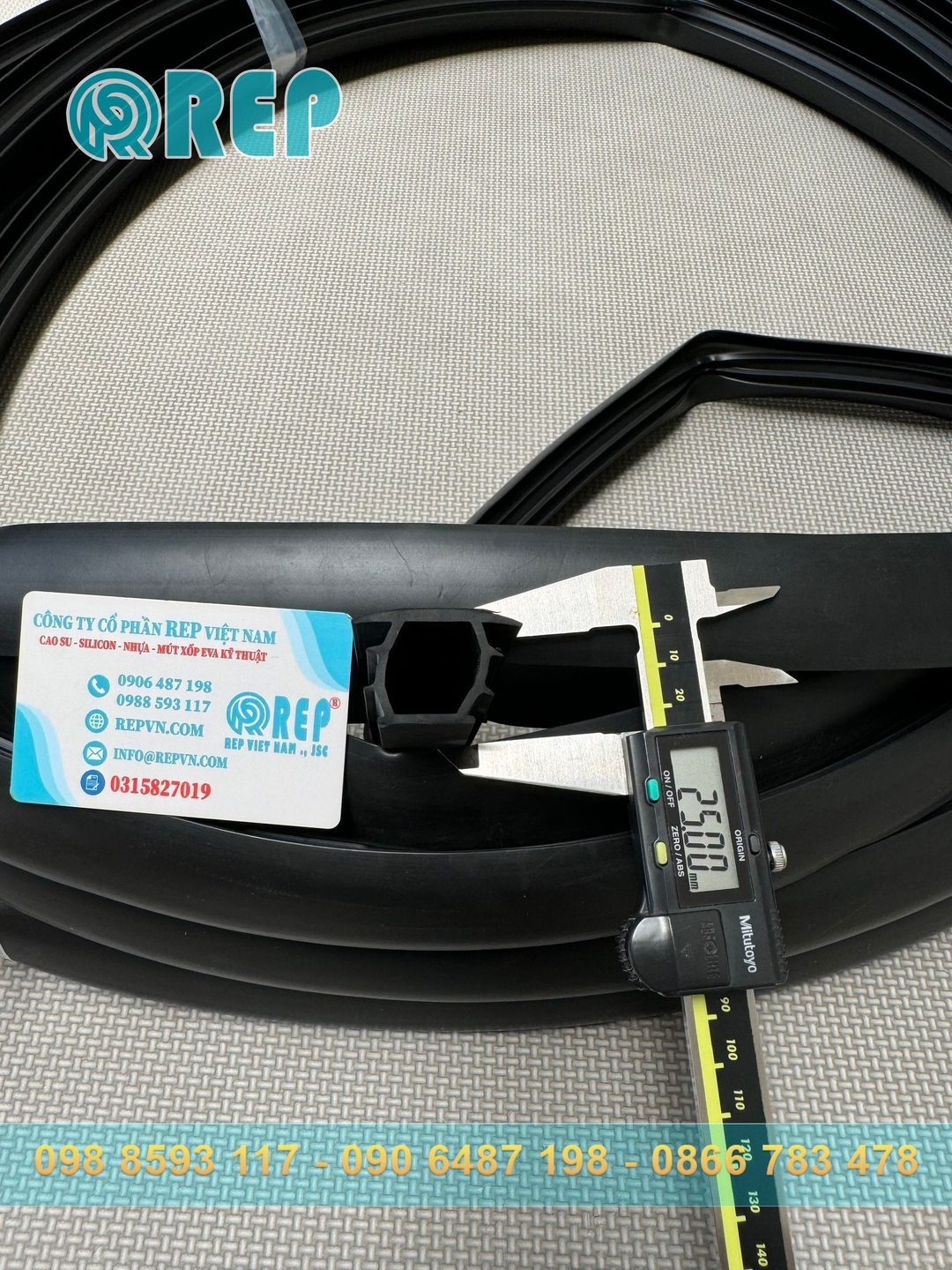 Ron cao su EPDM chữ T 20x25x3