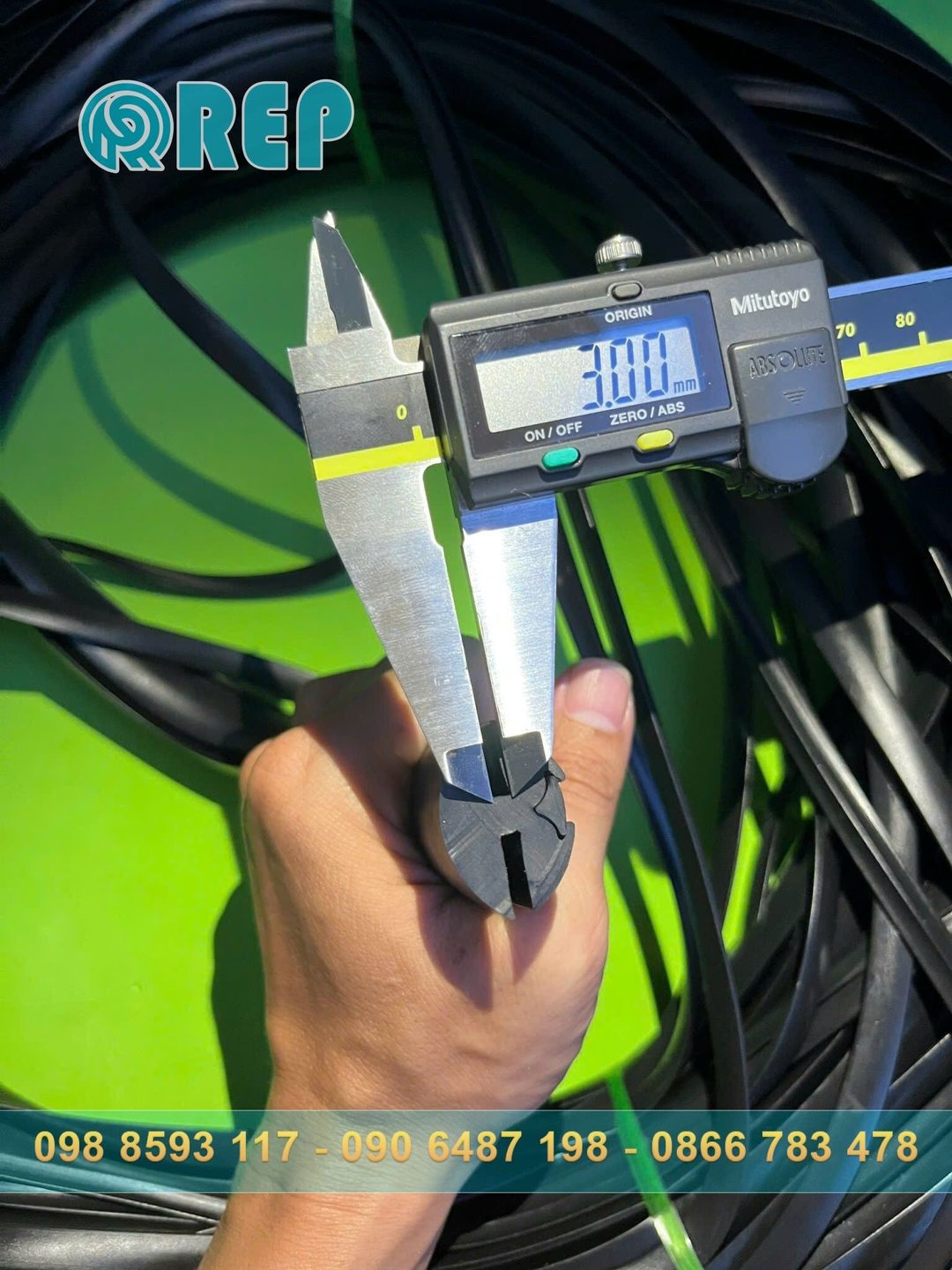 Ron cao su EPDM chữ H 27x20x3