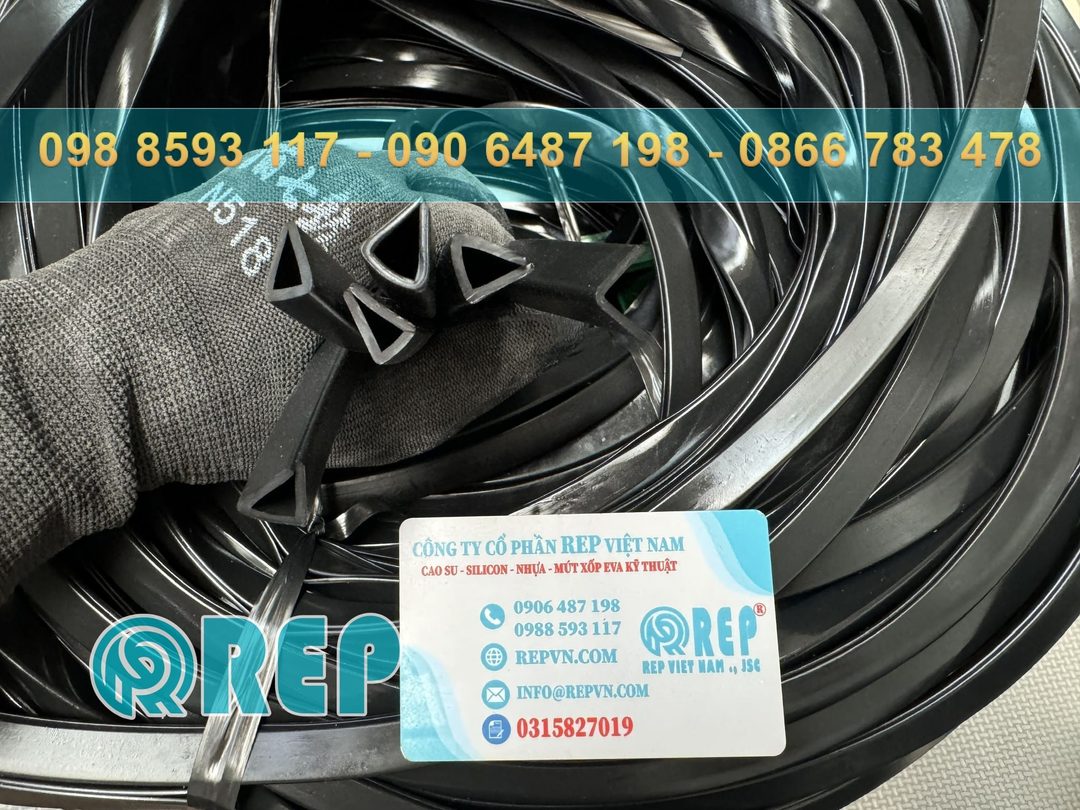 Ứng dụng gioăng cao su chữ U, chữ V trong cửa kính, máy móc