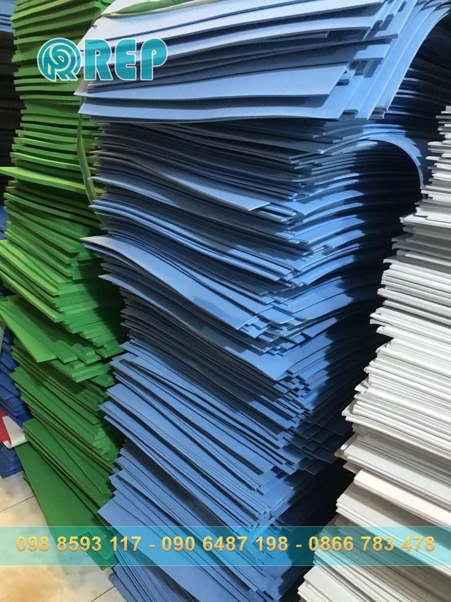 Mút eva màu xanh da trời