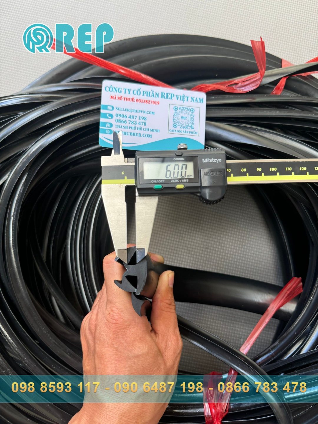 Ron cao su EPDM chữ H 30x22x15.8