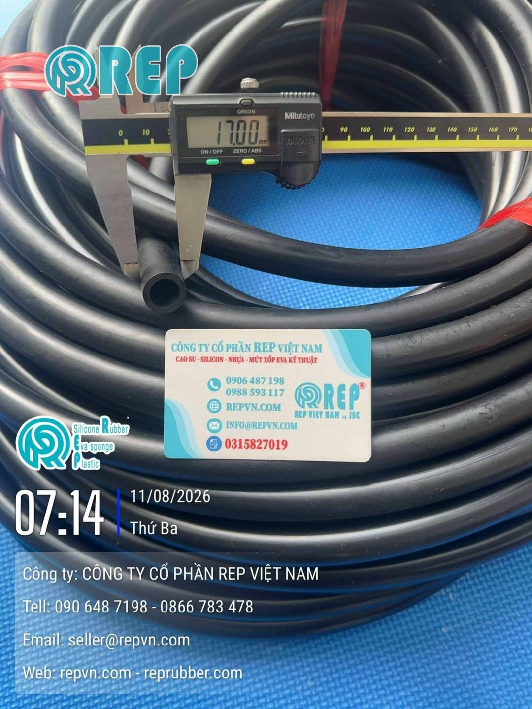 Ống cao su NBR 12x17