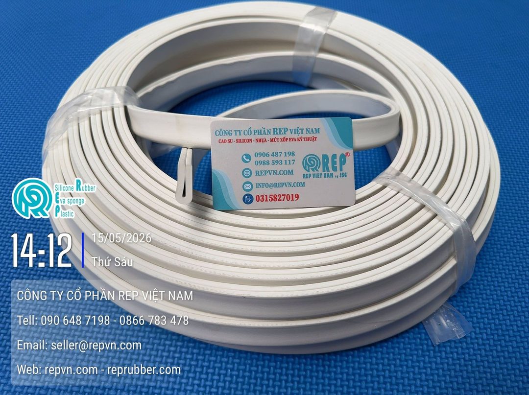 Gioăng chữ U tủ trưng bày, tủ kính: Bảo vệ cạnh kính của tủ rượu, tủ mỹ phẩm, tủ trưng bày sản phẩm, đồng thời chống bụi hiệu quả
