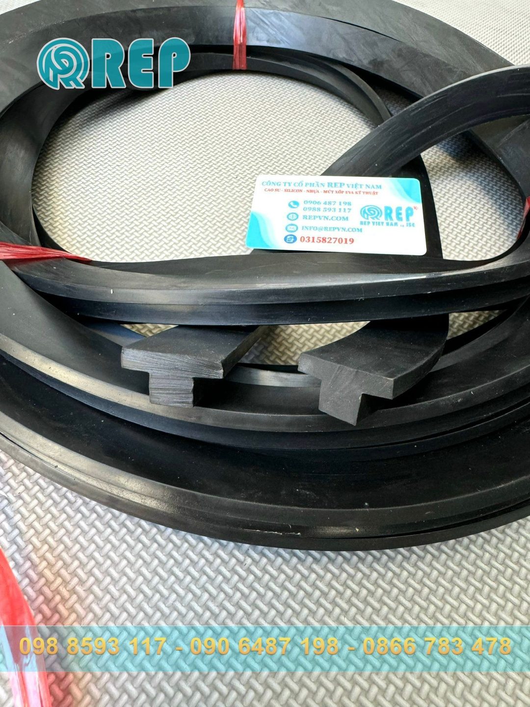 Ron cao su EPDM chữ T 25x13x5