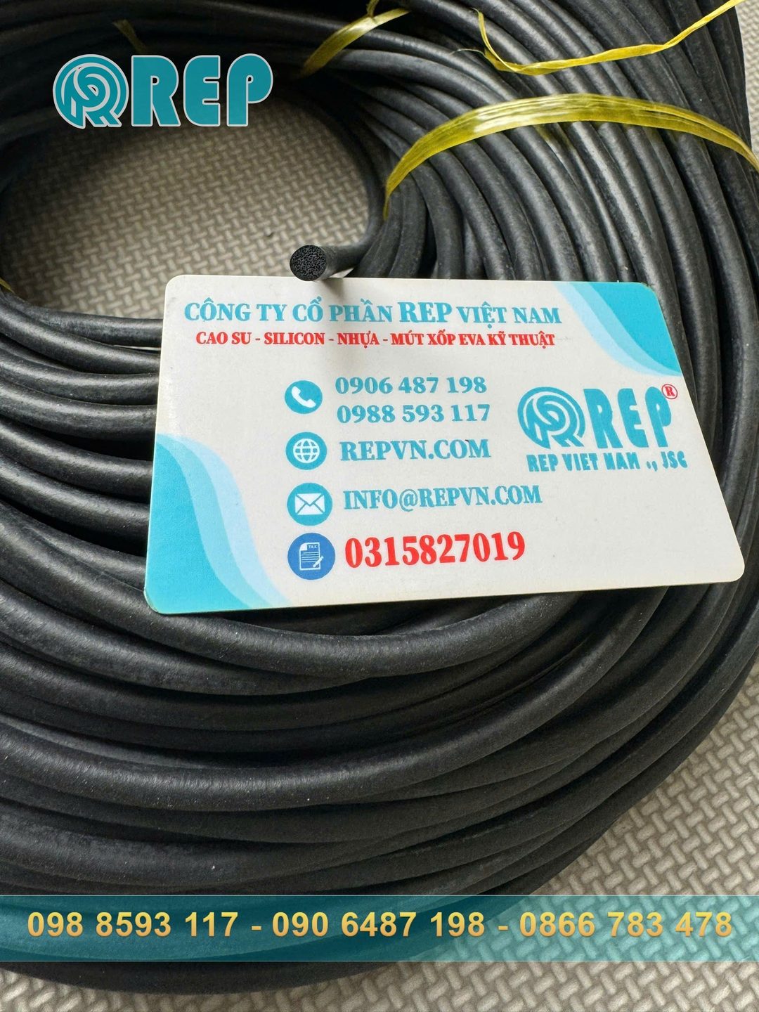 Ron cao su xốp EPDM phi 6