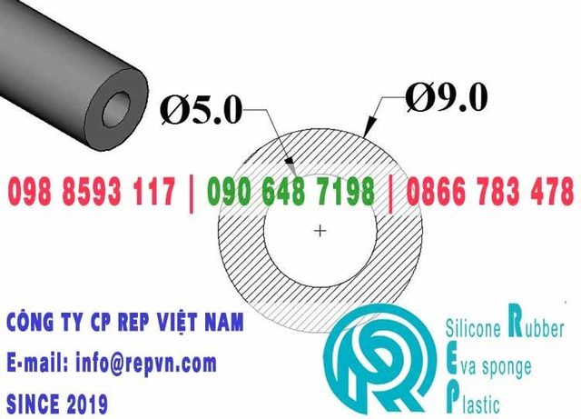 ong cao su 5x9 min